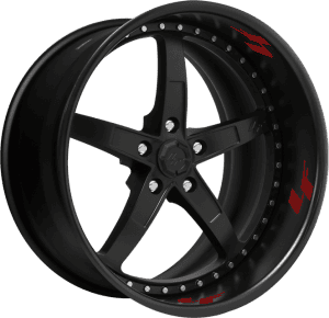 CF-Indy - Custom - Red and Black finish