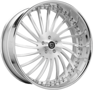 LF 712 Brushed Face with Chrome Lip