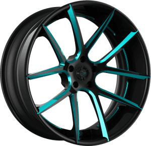 LZ 118 Custom Black and Blue Finish