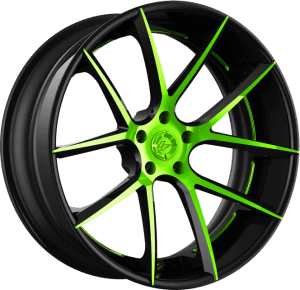 LZ 118 Custom Black and Green Finish