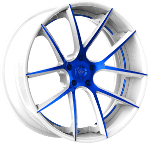 LZ 118 Custom White and Blue Finish