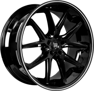 Gloss Black / Machine Accent