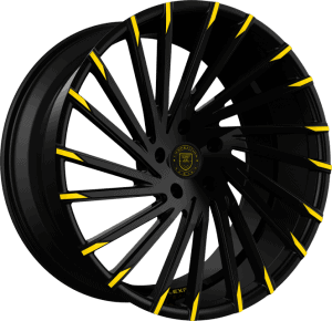 Custom Black with Yellow Tips