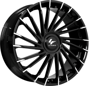 Gloss Black with Machined Tips