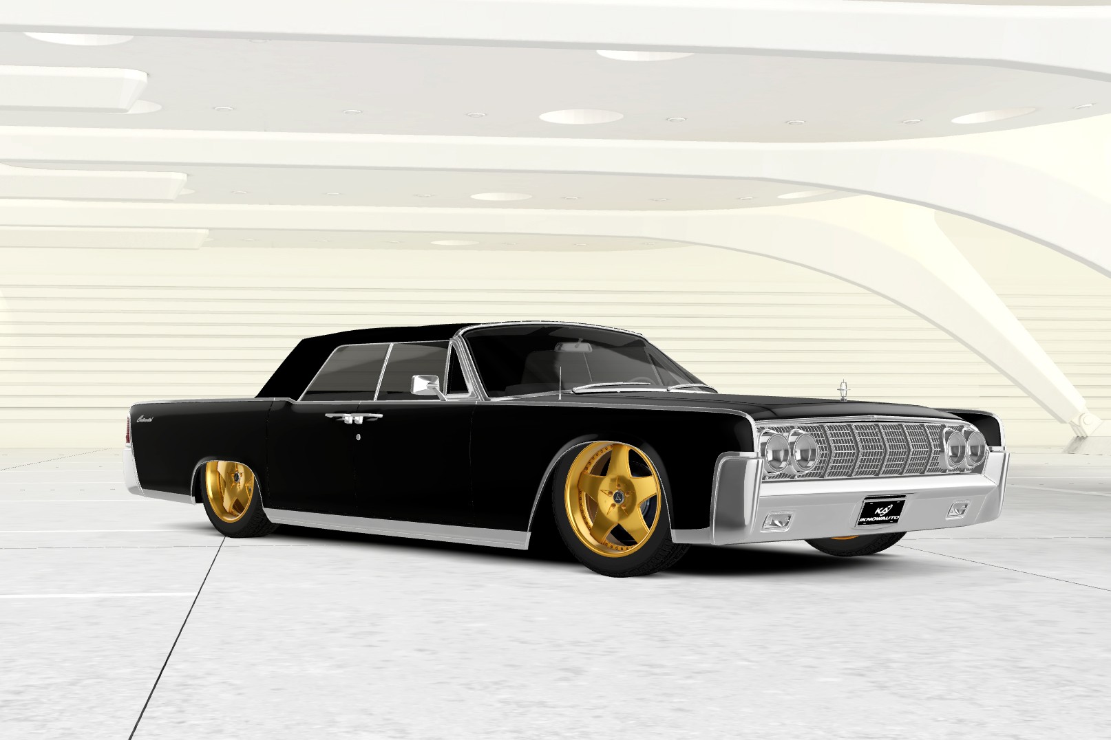 Ar Cashville Forged Car 62 Lincoln Continental On Cashville Gold