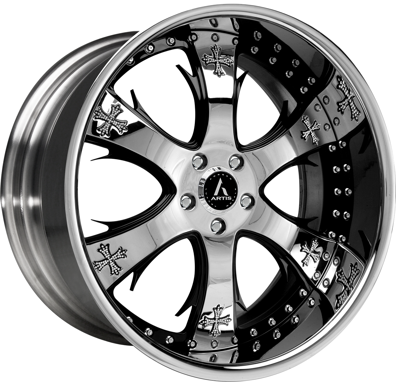 Ar Cruces Forged Chrome And Black