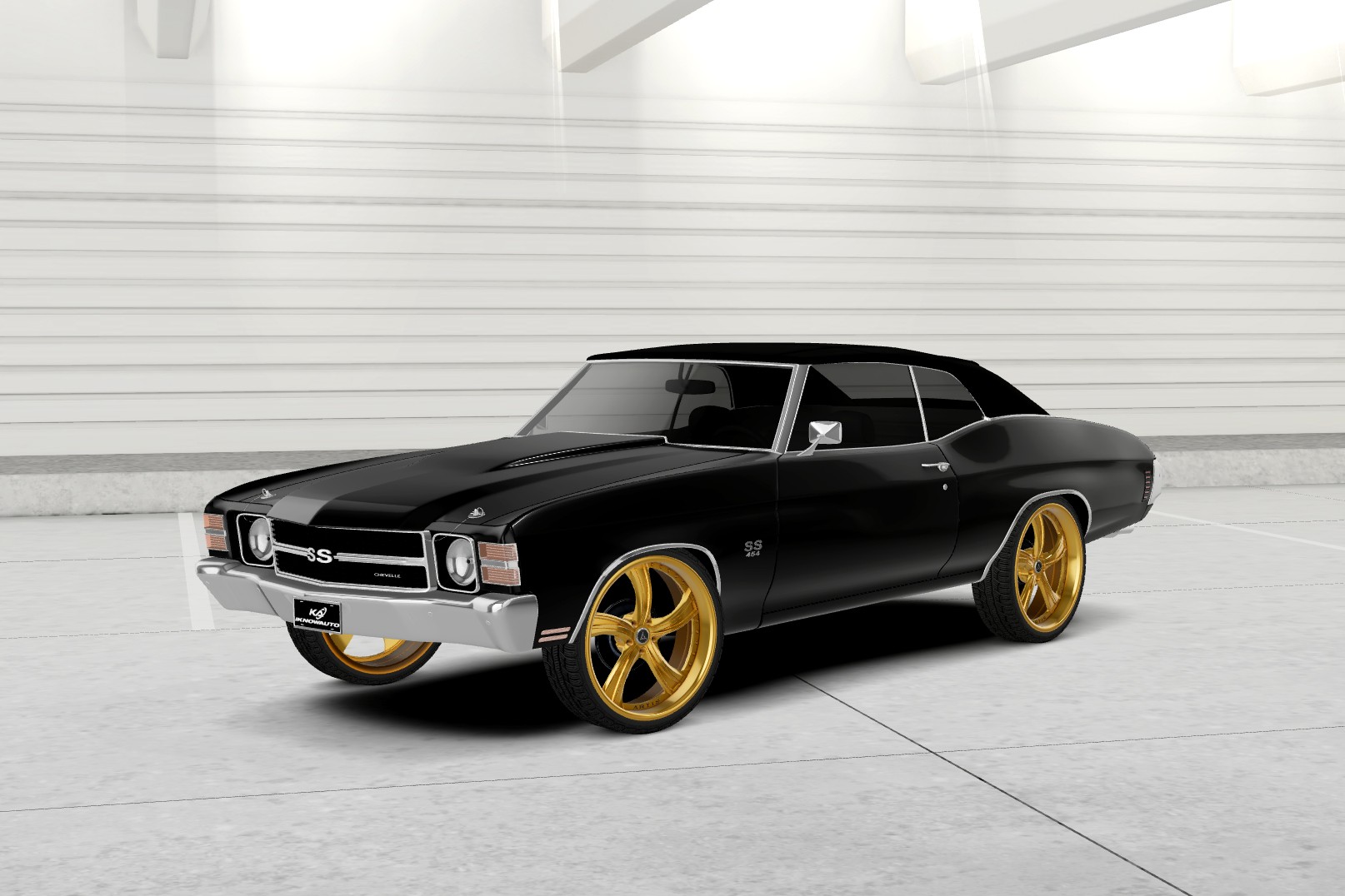 Ar Kokomo Forged Car 68 Chevy Chevelle On Kokomo Gold