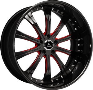 Custom Black with Red Accents