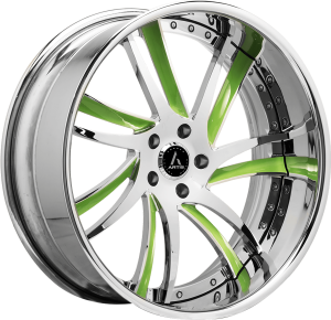 Custom Chrome with Green Accents
