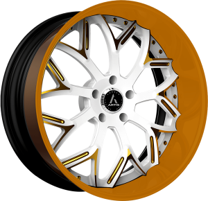 Custom Bronze and White