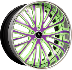 Custom Purple and Green